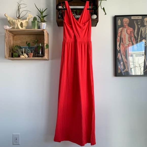 NWOT Tart coral modal maxi dress large - Picture 2 of 7
